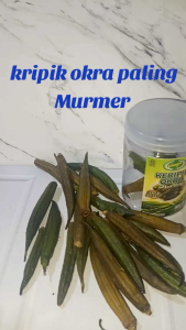 Kripik buah Okra 70 gram 800 ml vegetarian chips dan kripik sayuran kering Keripik Sayuran Kering Halal Snack Vegetarian Rendah Kalori - Lazada