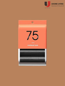 [Local Seller] 75pc Household disposable rubbish trash garbage bag | pull string | drawstring & handle bag