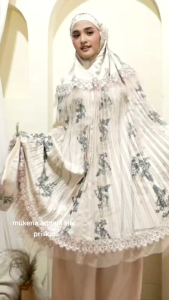 MUKENA DEWASA MEWAH PLISKET SUTRA ARMANYSILK PREMIUM RENDA TILEU MEWAH JUMBO ELEGANT TERBARU