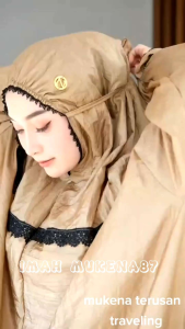 MUKENA TRAVELLING TERUSAN PARASUT RENDA PREMIUM