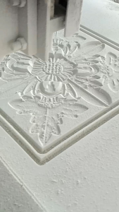 Cetakan Masif GRC CNC Motif Ornamen Dinding Bahan Spons Eva