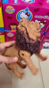 สิงโตเจ้าป่า เดินได้ มีเสียง มีไฟ ใส่ถ่าน2ก้อน ถ่าน2A ของเล่นใส่ถ่าน สัตว์ของเล่น