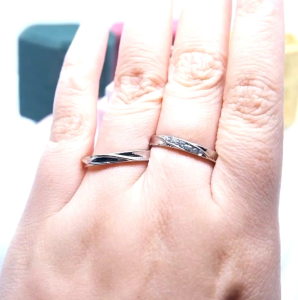 Cincin Couple Silver Adjustable S06 | Pasangan | Nikah | Lamaran | Hadiah | Tunangan 925 Perak | Aksesoris Pria Wanita