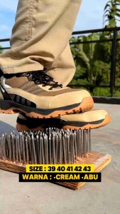 Sepatu Safety Ujung Besi Pria Sepatu Kerja Pria Outdoor Shoes G26