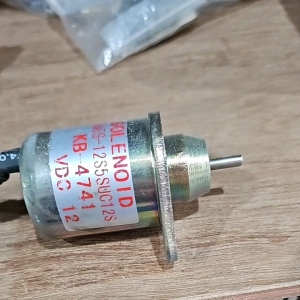 โซลินอยด์ ดับเครื่อง ยันม่าร์ ยันมาร์แดง ปลั๊กเทา ขนาด 12V อะไหล่ รถขุดดิน แม็คโคร รถตัก