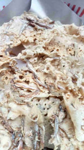 Peyek Rempeyek Ikan Teri Gurih Kemasan Toples 5 Liter