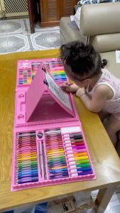 Hộp Bút Màu Size Lớn 208 Chi Tiết Kèm Bảng Vẽ - Bộ Màu 150 Chi Tiết Cho Bé Tô Vẽ Tranh. Túi 48 Màu Touch Quà Tặng Cho Bé