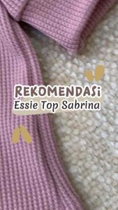 BumBeeGoo - Essie Top Sabrina Puffy / Baju Anak Perempuan Semi Crop Top Wafle Premium