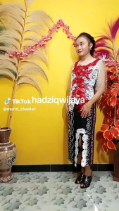 DRESS TENUN MIK BROKAT TERBARU