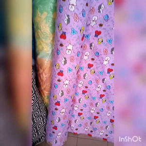 Harga Kain Katun Polymicro Local Motif Bunga Akar Kecil Halus Lembut