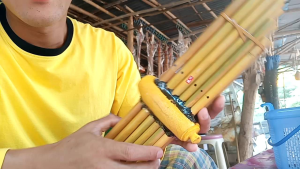 แคนโชว์ ไซส์มินิ คู่6 เป่าได้จริง งานละเอียด ขนาด 50 ซม. เหมาะกับเด็ก 2  ปี ขึ้นไป ฟรีของแถม 1ชิ้น