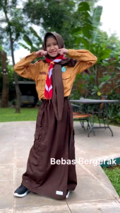 Rok Celana Anak Muslim - Bawahan Rok panjang Sekolah MFM Collection