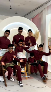 Gratis songket setelan anak laki laki baju dan celana full karet teluk belanga cowo anak muslim kokoh