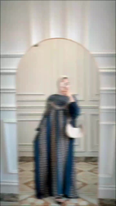 KAFTAN MOTIF SALUR JUMBO KEKINIAN