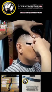 Razor Lengkung Kidal (Tangan Kiri): Pilihan Terbaik untuk Barber Salon