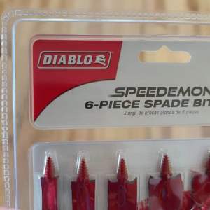 Diablo 6-Piece SPEEDemon High Speed Steel Spade Bit Set with 2-Bonus Bits (8-Piece)