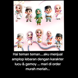 10 PCS AMPLOP LEBARAN IDUL FITRI 2025 EDISI UANG SELIP TERBARU ANGPAU MODEL GEMOY