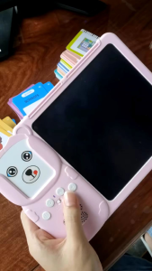 Kiddy star talking flash card lcd drawing board with 122 card mainan edukasi anak