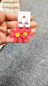 Anting Hook Wanita Model Bunga Daisy / Anting Kait Kekinian / Anting Gantung Casual 637