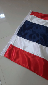 ธงชาติ JR Shop ธงชาติไทย ธงชาติ ธง ผ้าต่วนแบบหนา เนื้อผ้ามีความมัน วาว ธงเบอร์ 6 ขนาด 60X90 ซม.
