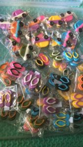Paket Toples Cokelat Karakter Sendal Isi 20 Pasang