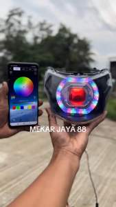 LAMPU VEGA ZR BILED MATRIX RGB SETELAN APLIKASI