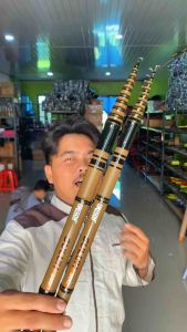 Satu Set Lengkap Joran Tegek Kolong Oregon Suluh Ruas Pendek