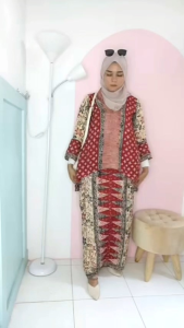 SET JUPRI AYUAN BY MBOKSAM BATIK | SET ABAYA NORI BUSUI