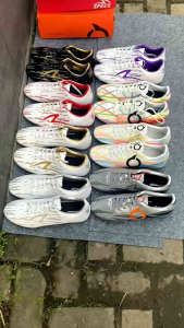 Sepatu Bola Specs Lightspeed reborn Black gold in Premium fre kaos kaki dan deker