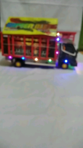 miniatur truk oleng kayu full besar panjang 55cm