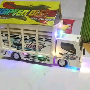 Miniatur Truk Oleng Kayu Jumbo P 55 Cm