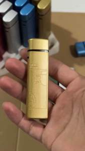 Combo 5 cái Quẹt khò Bật lửa khò chống gió tia mạnh vỏ kim loại nhám HD 241 nắp Bật Gas