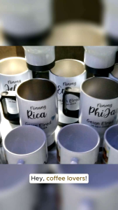 Customized Stainless Steel Travel Mug 14oz Silver and White Color