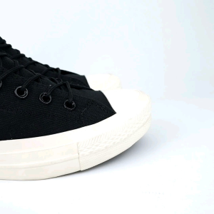 Hamz Lugano Tinggi Hitam Sepatu Sneakers Pria dan Wanita