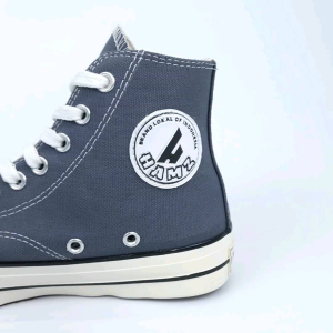 Hamz Star Hero High Grey Sepatu Sneakers Pria dan Wanita