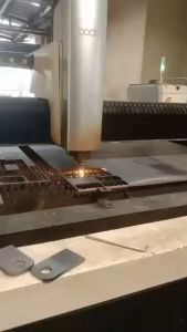 เหล็กหูลาก หูยก แผ่นตัดเลเซอร์ 15 mm อะไหล่เสริมรถไถ แทรกเตอร์