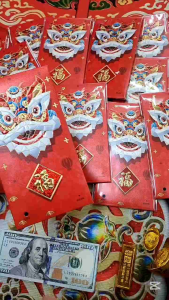 Angpao Imlek Rekam Suara Voice Record Tahun Ular 2025 / Angpau CNY Imlek Fuk Barongsai