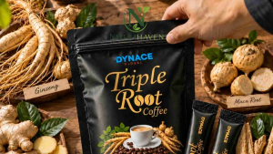 energy booster coffee -Tongkat Ali Coffee with Ginseng & Maca | Daily Energy & Focus - Triple Root Premium Arabica Instant Coffee | 10 Sachets |