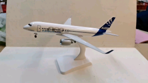 Airbus A320 Diecast Airplane with Landing Gears and Stand for Dispaly Aircraft Collectibles 8 inches