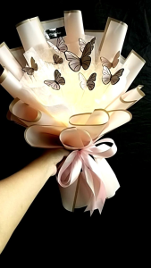 Buket Kupu-kupu LED: Hadiah Valentine Unik & Kreatif