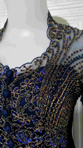 Set Kebaya Pesta Modern & Rok Songket Plisket