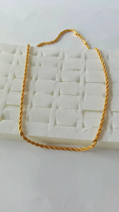 KALUNG TAMBANG TITANIUM ANTI KARAT GOLD DEWASA