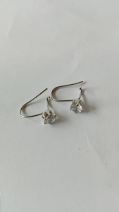 ANTING DESI MATA EMAS PERAK PERMATA ZIRKON ANTI KARAT