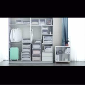 Stackable Drawer Storage Box Organizer Cabinet Wardrobe Plastic box 46cm series