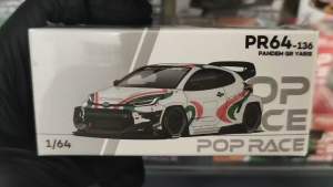 Pop Race Pandem GR Yaris Raily Livery(White)#PR64-0136 #164