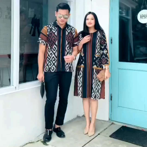 Baju Couple Tenun Etnik Troso Terbaru Baju Kondangan Baju Prewed Baju Viral Baju Trend Kekinian