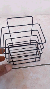 KM Rak Odol Tempel Minimalis HITAM DOF– Anti Bor + Lem Perekat