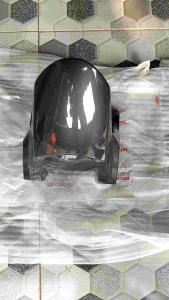 Front fender slebor sepakbor depan Vario 160 2021 2024 abu abu grey glossy kilap new