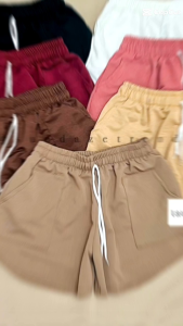 BUY 1 GET 3 Sweat Short Candy Short High-waist French Terry Fabric