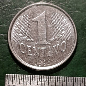 Koin Brasil Koleksi kuno Jadul 1 centavo